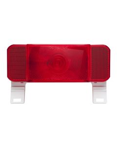 9-LED Low Profile Driver Side RV Combination Stop/Turn/Tail Light For Surface Mount w/ 3-LED License Plate Illuminator