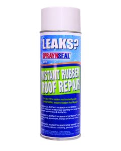 Roof Sealant; SPRAYNSEAL ™; Use To Stop Leaks On Roofs/ Windows And Skylights; Compatible With Fiberglass/ Aluminum/ EPDM (Ethylene Propylene Diene Monomer)/ TPO (Thermoplastic Olefin)/PVC (Poly Vinyl Chloride) Rubber Roofing; White; 16 Ounce Can; Single;