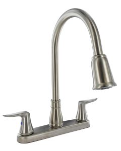 Valterra PF221404 Catalina™ Two Handle Kitchen Faucet, Brushed Nickel

