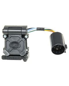 Endurance Multi-Tow Vehicle Side Connector With 7 Way RV/5 & 4 Wire Flat With OEM 7 Way Adapter 