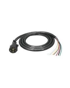 7-WAY MOLDED TRAILER END W/ 8FT CABLE
