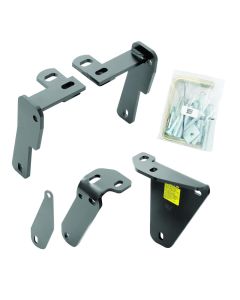 Fifth Wheel Trailer Hitch Mount Kit; Custom Quick; 2 Brackets; Bolt-On; Drilling Required; Includes Hardware; Requires Rail Kit

13-14 RAM 3500(EXCEPT W/RAM BOX) 5TH WHEEL CUSTOME QUICK INSTALL BRACKETS

