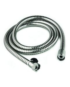 Shower Head Hose; 60 Inch Length; Fits All Standard RV Shower Faucets/ Shower Head Dura Faucet Models; Polished Chrome Plated/ Stainless Steel
