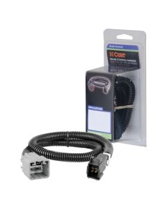 Trailer Brake System Connector/ Harness; Compatible With Any Curt Trailer Brake Control; Direct Plug-In; 2 Plug Style
