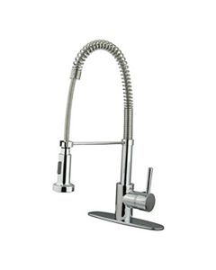 Single Lever Kitch Faucet W/ Pull-Out Spout - Chrome