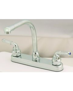 8u201d Kitchen w/ Teapot Handles w/ Hi-rise Spout - Chrome