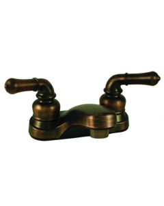 4" Plastic Lavatory W/ Tpt Hdls Oil Rub Bronze