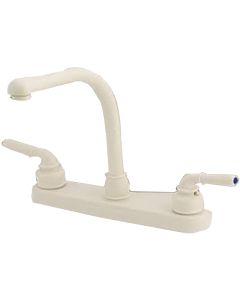 8 Kitchen W/ Teapot Handles W/ Hi Rise Spout White