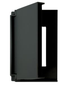Receptacle Cover; Diamond Group; Black; Thermoplastic; Weatherproof; Self-Closing; With Duplex Receptacle And 2 Horizontal Mounting Screw
