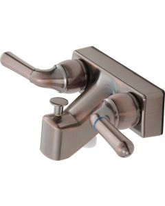 4 Non-Metallic Tub/shower W/ Teapot Hdls & Vac Brk Oil Rub Bronze