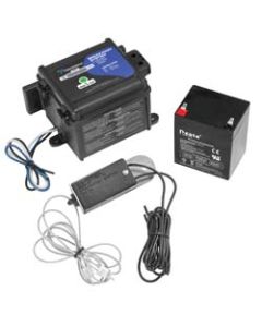 Trailer Breakaway System Kit; Brake Control; Breakaway System for 1 to 3 Axle Trailers with Electric Brakes; Includes Battery Box With 3 Mounting Options/ 5 Amp Battery With Push To Test LED Test Meter/ Integrated Multi-Stage Charger and Tekonsha ® Breaka