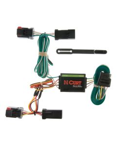 Trailer Wiring Connector; T Connector; With 4-Way Flat Trailer Connector
