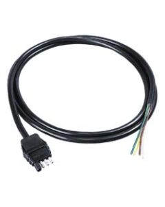 Trailer Wiring Connector; Trailer Side; 4-Way Flat; With 8 Feet Jacketed Cable
