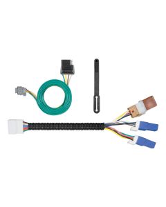 Trailer Wiring Connector; T Connector; With 4-Way Flat Trailer Connector

05-C FRONTIER/05-15 XTERRA/05-12 PATHFINDER W/O FACTORY TOW PKG OEM VEHICLE-TO-TRAILER CONNECTOR
