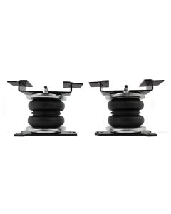 Helper Spring Kit; Load Lifter 5000 ™; Air Spring; Frame Mount; Upto 5000 Pounds Of Leveling Capacity; Air Adjustable From 5 To 100 PSI; Rubber; With Air Springs/ Brackets/ Roll Plate/ Air Lines/ Fittings/ Valves/ Heat Shield/ Installation Hardware; Air C