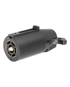 Trailer Wiring Connector; Trailer Side; 7-Way Plastic; Without Lead Wire; Bulk
