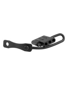 Trailer Wiring Connector Cover; Fits 4-Way Flat; Rubber
