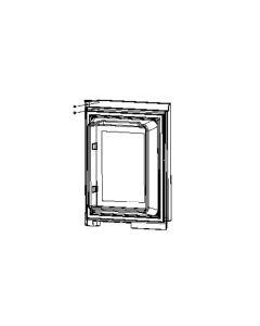 Refrigerator Door; Replacement For Norcold 1200 Series Refrigerator; Wrap Type Door; Upper; Right Hand Side

