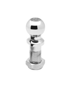 Pintle Hitch Ball; 2 Inch x 1-1/8 Inch Diameter Shank; 10000 Pound Maximum Vertical Load; Chrome
