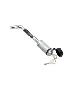 Trailer Hitch Pin; Barrel Style With Bent Pin; 1/2 Inch Diameter; For Use With Fifth Wheel Base Rails; Keyed Lock; With Dust Cap; Single
