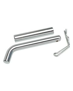 Trailer Hitch Pin; Bent Pin; 5/8 Inch Diameter; Fits Class V Hitches; 4 Inch Span; With Clip
