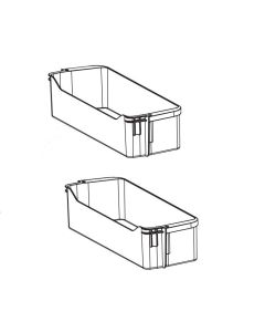 Refrigerator Door Bin; Replacement For Norcold NR751 Series Refrigerator
