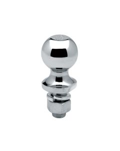 Trailer Hitch Ball; 1-7/8 Inch Ball; 2000 Pound Gross Trailer Weight Capacity; 3/4 Inch Diameter 3-3/8 Inch Long Shank; Chrome; Steel
