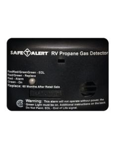 Propane Leak Detector; Safe-T-Alert ™; Surface Mount Detector; Alerts To Leak With Beeping; With Auto Reset; 12 Volt DC Hardwire; Black
