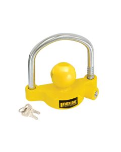 Trailer Coupler Lock; Towpower; Ball and Clamp Type; Fits 1-7/8 Inch/ 2 Inch and 2-5/16 Coupler; Includes 2 Keys

