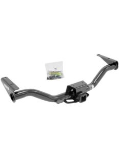 Trailer Hitch Rear; Max-Frame; Class IV; Round Tube Welded; 2 Inch Receiver; 6000 Pound Weight Carrying Capacity/ 800 Pound Tongue Weight; 8000 Pound Weight Distributing Capacity/ 800 Pound Tongue Weight
