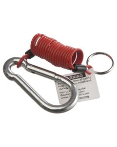 Trailer Breakaway System Switch; Zip; With 4 Foot Coiled Cable and Snap Ring
