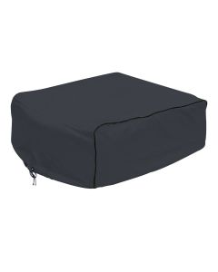 Air Conditioner Cover; Fits Dometic Brisk II; Black; Vinyl; Waterproof/ UV Resistant; Draw Cord Mounting; Foldable; With Non Corroding Grommets
