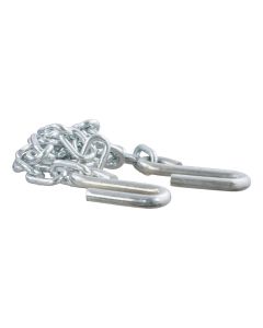 Trailer Safety Chain; 5000 Pound Gross Load Capacity; 24 Inch Length; Includes One 7/16 Inch Snap Hook; Bulk

