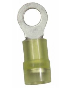 Wire Terminal End; #10 Nylon Insulated Ring Terminal; 12-10 Gauge Wire; Pack Of 5
