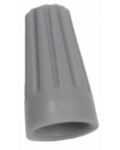 Wire Nut; Use To Hold 22-18 Gauge Wires; Gray; Pack Of 5

