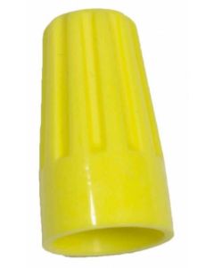 Wire Nut; Use To Hold 18-10 Gauge Wires; Yellow; Pack Of 5
