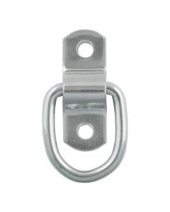 Tie Down Anchor; Bolt Down; 1200 Pound Capacity; 2-1/4 Inch x 13/16 Inch Mounting Bracket; Zinc Plated Steel; Without Mounting Screws; Single
