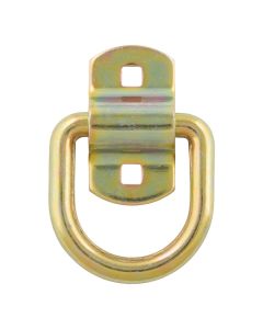 Tie Down Anchor; Bolt Down; 11000 Pound Capacity; 2-1/2 Inch x 2-3/16 Inch; Zinc Plated Steel; Without Mounting Screws; Single
