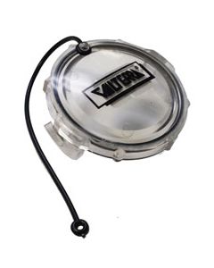 Sewer Cap; Bayonet Waste Valve Cap; Without Garden Hose Connector; Clear; Single; Without Retail Package
