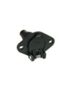 Trailer Wiring Connector; Vehicle Side; 6 Pin; Plastic Housing
