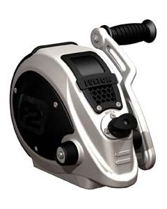 Trailer Boat Winch; F2 ®; Single Speed; Hand Operated; 2000 Pound Pull Capacity; 2 Inch x 20 Foot Strap; Dual Gear Drive; Aluminum Frame And Handle; 4 Position Handle; With Mounting Hardware/ Hook
