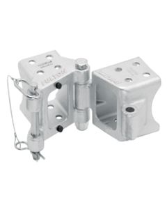 Fulton HDPB350101 9,000 lb Max Load 3" x 5" Tongue High Performance Bolt On Fold Away Hinge Kit
