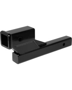 Trailer Hitch Receiver Tube; 2 Inch Inner Diameter For Use With Victory Series Tow Bars; 4 Inch Drop or 4 Inch Rise; Black