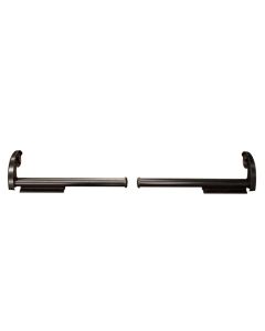 Awning Bracket; For Use With SlideTopper Awnings; 90 Degree Short Bracket; Black
