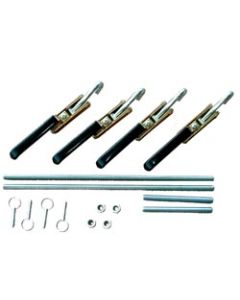 Turnbuckle Handle; Happijac; Use With Happijac Camper Tie Down Systems Turnbuckles; Qwik-Load Lever Action Turnbuckle Upgrade; Set of 4
