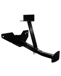 CAMPER TIEDOWNS, FRAME-MOUNTED - FRONT CHEVROLET / GMC HD 1500 CREW CAB 5.5FT BE, Camper Tie Down; Frame Mount; No Drilling Required; Powder Coated; Black; Forged Steel; Set Of 2