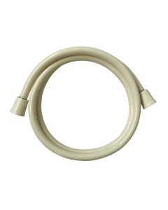 Shower Head Hose; 60 Inch Length; Fits 60 Series Ultra Shower Head CRD-U-HD60B; Biscuit; Vinyl; With Bracket
