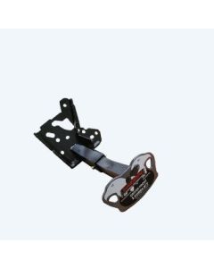 Camper Tie Down; Frame Mount; No Drilling Required; Powder Coated; Black; Forged Steel; Set Of 2, TRUE FRAME-MOUNTED FRONT TIE DOWN - DODGE