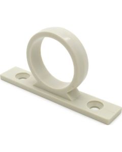 Dura Faucet, Shower Hose Guide Ring; Bisque Parchment; With Mounting Screws And Wall Anchors