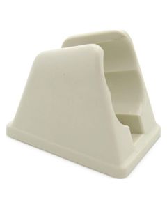 Shower Head Mount; Wall Mount; Two Position; Without Swivel; Bisque Parchment; 1-1/2 Inch Width x 2-1/4 Height Footprint; With Mounting Screws And Wall Anchors
